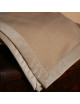 Couverture en 100% cachemire Midipy naturel beige - 3 tailles