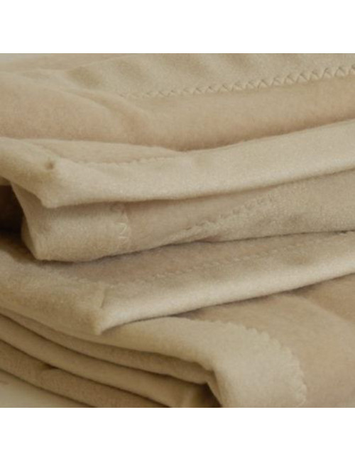 Couverture en 100% cachemire Midipy naturel beige - 3 tailles
