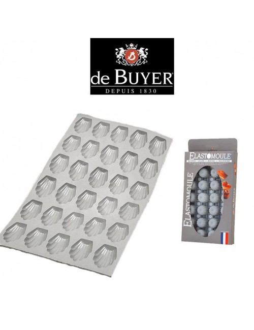 Elastomoule à 30 madeleines De Buyer silicone