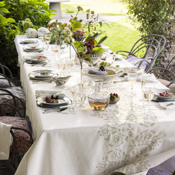 Nappe PARADIS Alexandre Turpault 100% lin - 2 coloris