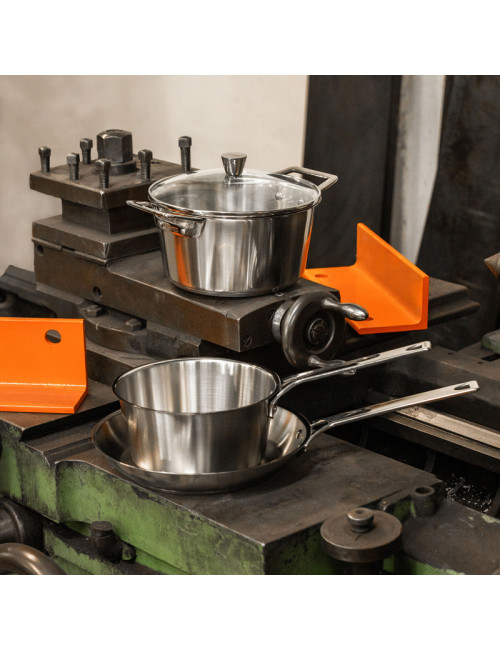 Set de 3 casseroles CRISTEL 1826 inox brossé