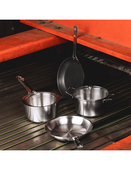 Set de 3 casseroles CRISTEL 1826 inox brossé