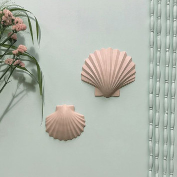 Coquillage Calypso petit Monochromic décoration murale - 4 coloris