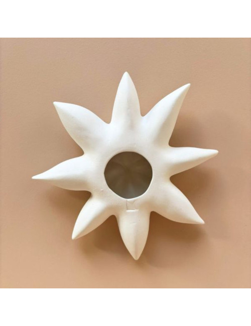 Fleur d'anis Janis Monochromic décoration murale - 3 coloris