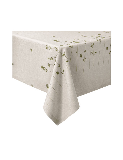 Nappe Infusion Alexandre Turpault 100% lin - 3 dimensions