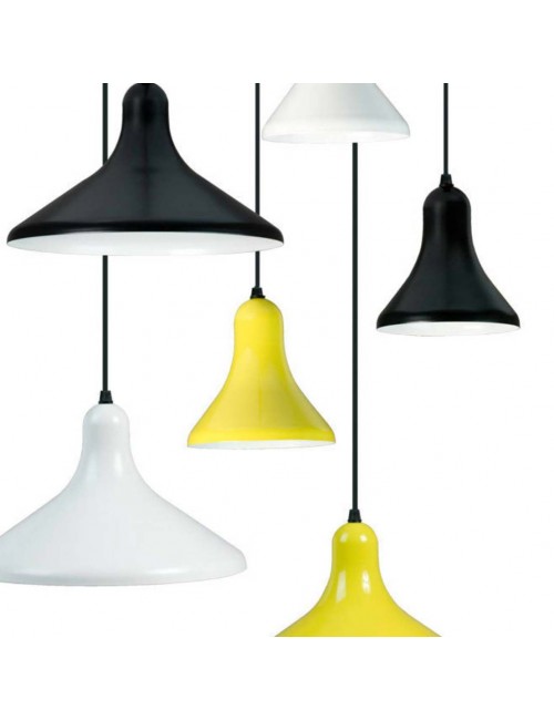 Suspension Luz Eva Piccolo noire 30cm