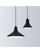 Suspension Luz Eva Piccolo noire 30cm