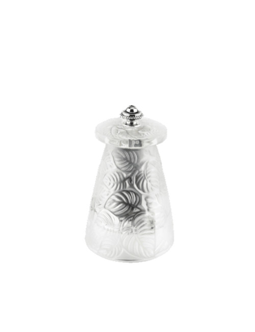 Moulin en cristal Peugeot Lalique à sel sec ou poivre 9cm