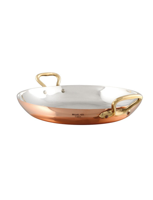 Plat rond en cuivre Mauviel - 3 tailles