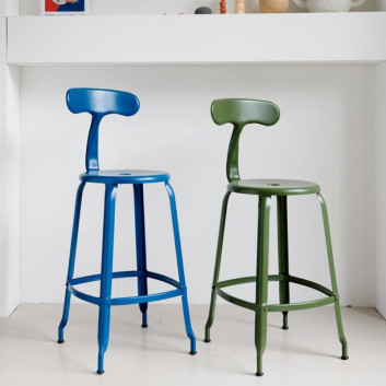 Chaise Nicolle métal - 5 hauteurs 8 coloris