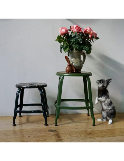 Tabouret Nicolle métal - 5 hauteurs 8 coloris