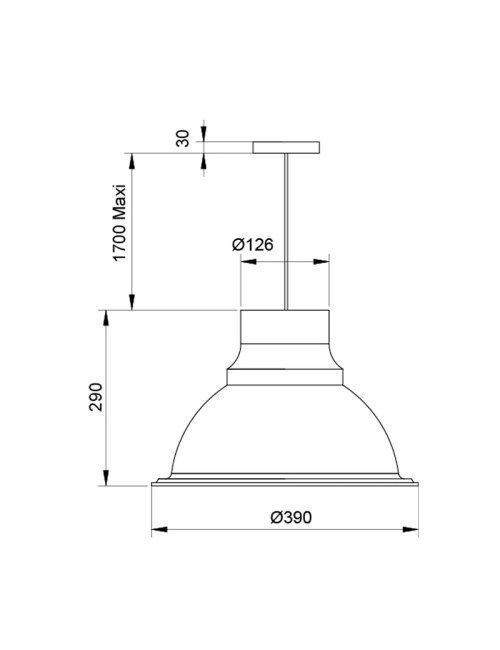 Suspension Loft S Aluminor - 4 coloris
