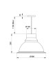Suspension Loft S Aluminor - 4 coloris