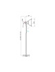 Lampadaire Loft LS Aluminor noir
