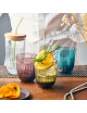 Set de 4 verres à eau Ouessant La Rochère gobelets colorés