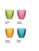 6 verres à eau Lily La Rochère gobelets - 4 coloris