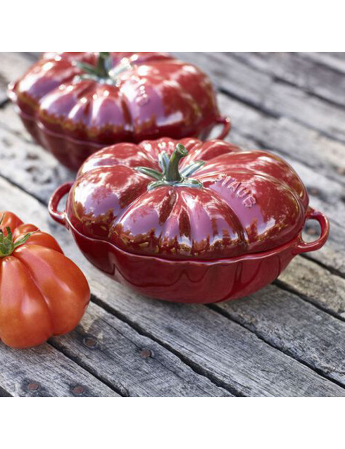 Mini cocotte Staub céramique Tomate 16cm