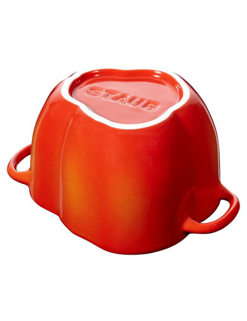 Mini cocotte Staub céramique Poivron 12cm
