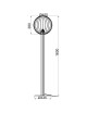 Lampadaire Beloune LS1 LS2 Aluminor - 2 modèles