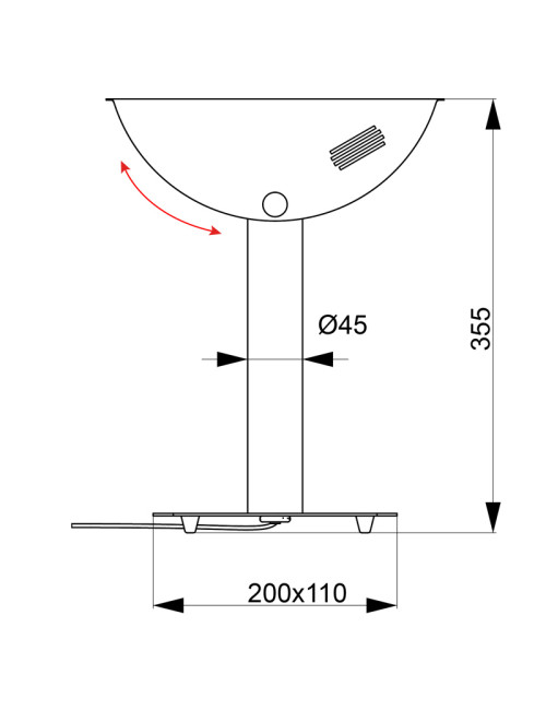 Lampe à poser Ekinoxe LT Aluminor - 4 coloris