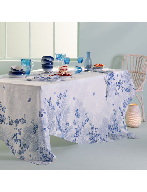 Nappe Volière bleue Garnier Thiebaut - 5 tailles