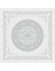 4 serviettes de table Comtesse blanc Garnier Thiebaut