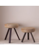 Tabouret Smack Matière Grise - 2 hauteurs 38 coloris
