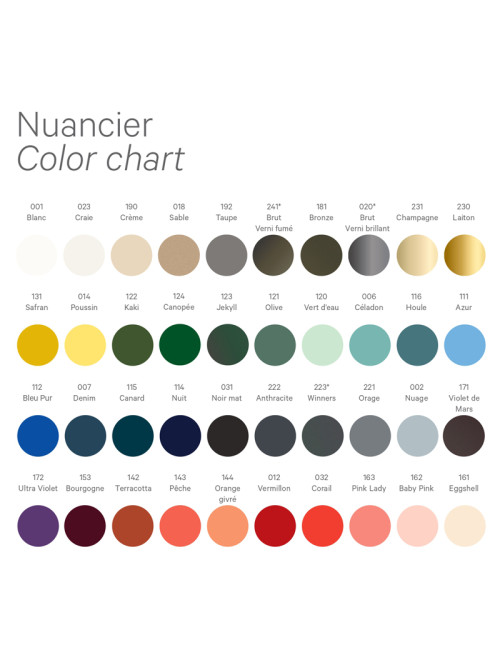 Chaise haute Take Matière Grise - 2 hauteurs 36 coloris