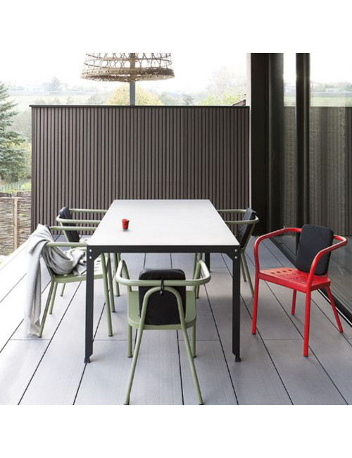 Fauteuil Helm Matière Grise - 38 coloris