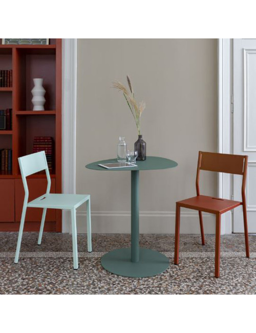 Table bistrot Galet Matière Grise - 2 tailles 40 coloris
