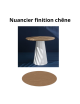 Table basse ovale Ankara chêne Matière Grise - 39 coloris