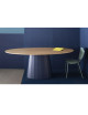 Table à manger Ankara chêne ovale Matière Grise - 39 coloris