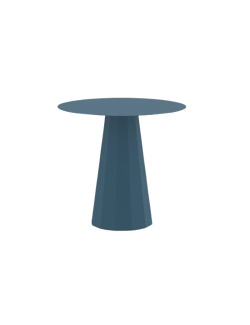 Table à manger Ankara acier ronde Matière Grise - 39 coloris 3 tailles