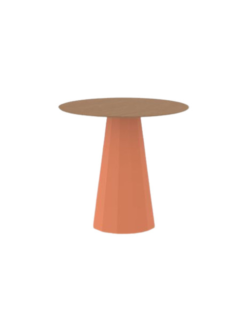 Table à manger Ankara chêne ronde Matière Grise - 39 coloris 3 tailles