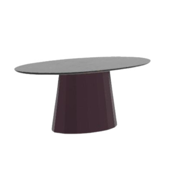 Table basse ovale Ankara marbre Matière Grise - 39 coloris