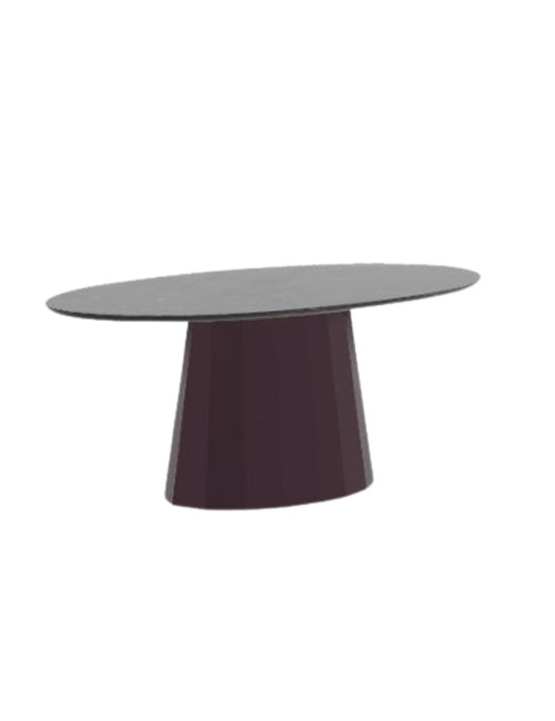 Table basse ovale Ankara marbre Matière Grise - 39 coloris
