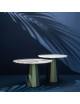 Table basse ronde Ankara marbre Matière Grise - 39 coloris 2 tailles
