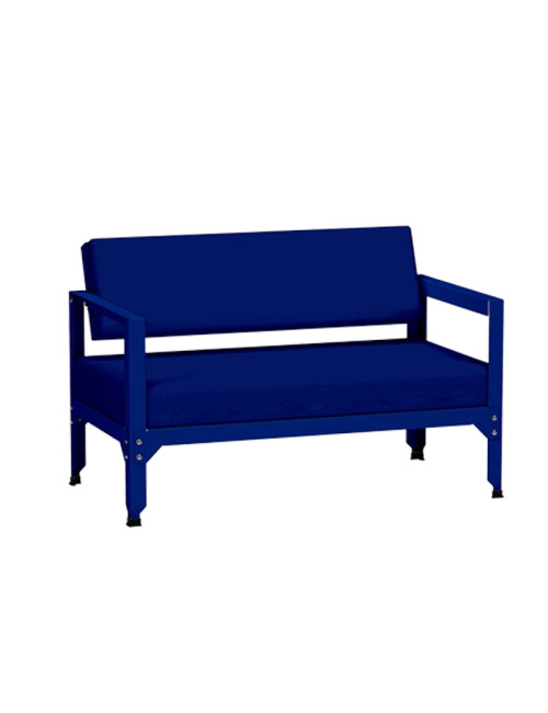 Mini Sofa Hegoa dossier basculant Matière Grise acier - 38 coloris