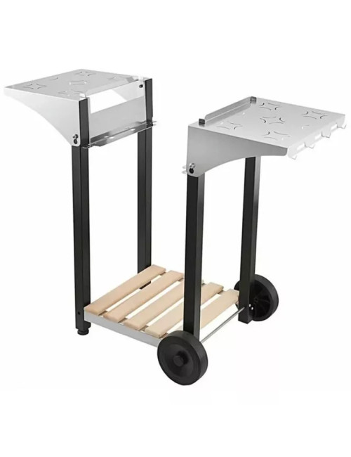 Desserte chariot inox Roller Grill 400 pour plancha CHPS 400