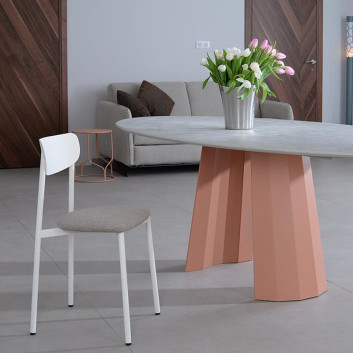 Chaise Colette Carrier - 32 coloris 52 tissus
