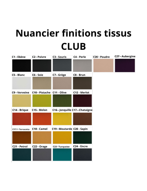 Chaise Venise Carrier - 32 coloris 52 tissus