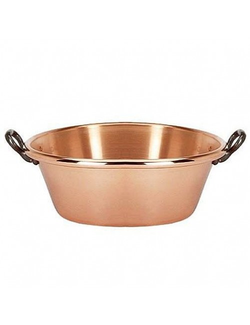 Bassine à confiture en cuivre De Buyer 38cm