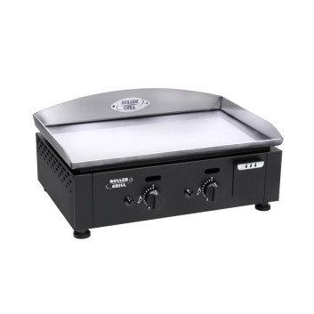 Plancha 600 Gaz Roller Grill 60x40cm PLI600GN noire