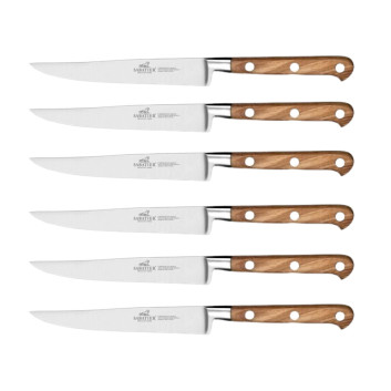 Couteau à steak Sabatier IDEAL bois - 3 finitions