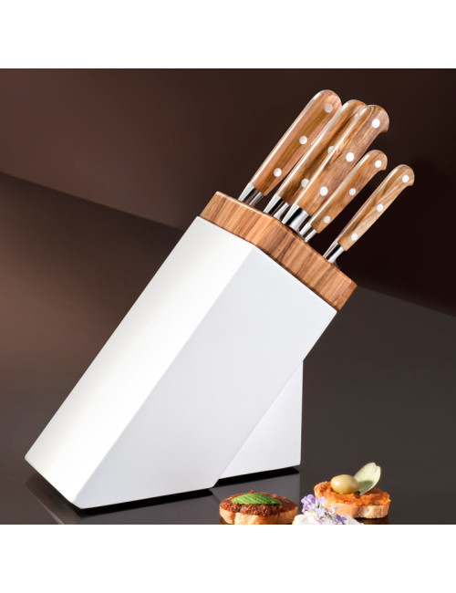 Bloc Arles et 5 couteaux de cuisine Sabatier