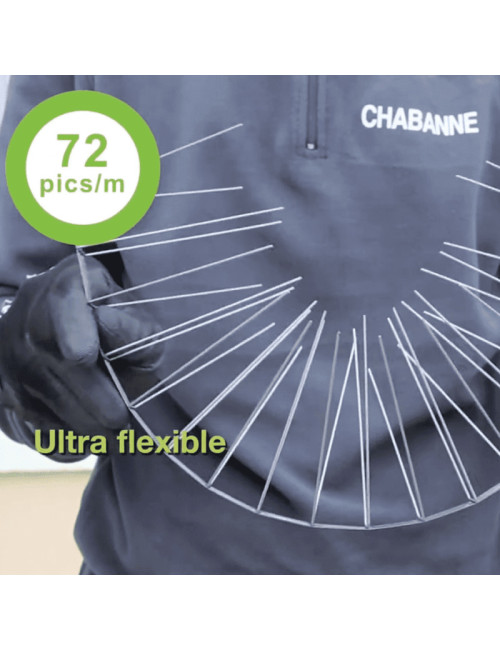 Pics anti-volatiles Oisipic pour gouttière avec bourrelet en position intérieure - 4 tailles