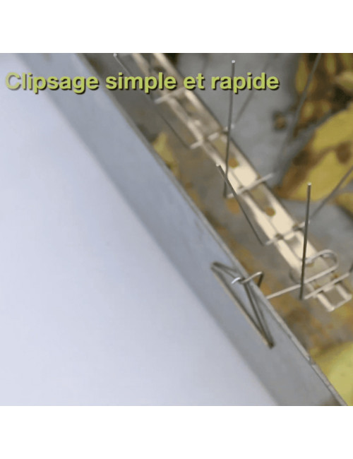 Pics anti-volatiles Oisipic pour gouttière sans bourrelet - 4 tailles