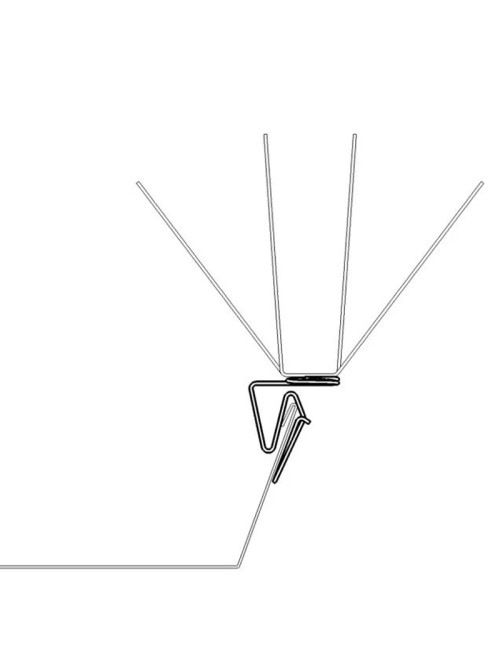 Pics anti-volatiles Oisipic pour gouttière sans bourrelet - 4 tailles