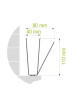 Pics anti-volatiles Oisipic pour poutre IPN - 4 tailles