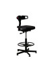 Fauteuil chaise de laboratoire Navailles Koncept noir